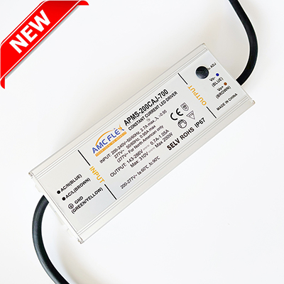 200W 1050mA 143-286VDC Current-Adjustable LED Drivers IP67 Weatherproof  Isolated design