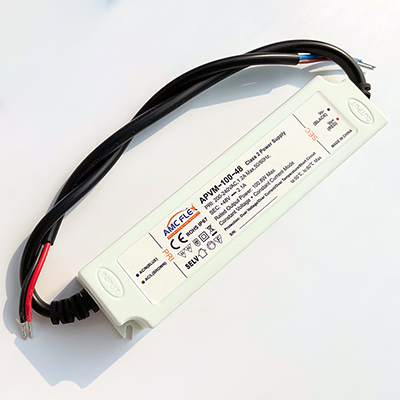 48V 2.1A  100W IP67 CV LED Power Supply Slim plastic housing