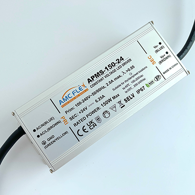 150W 24V 6250mA Constant Voltage outdoor LED Power Supply 