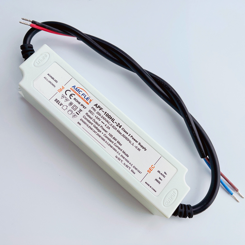 100W 12V CLASS 2 LED Driver IP67 Waterproof built-in PFC