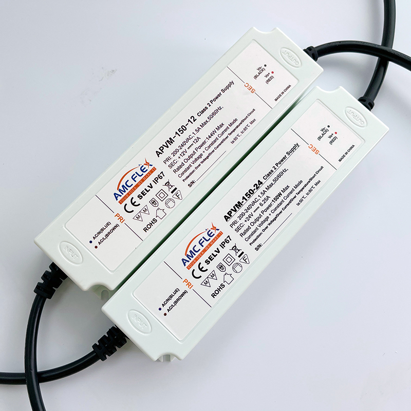 Hermetic Constant Voltage Power Supply for LED Strips 100W 24V DC IP67