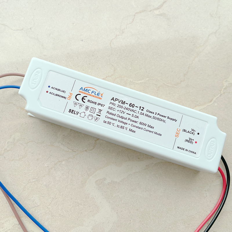 60W 12V 5A Waterproof LED Power Supply constant voltage