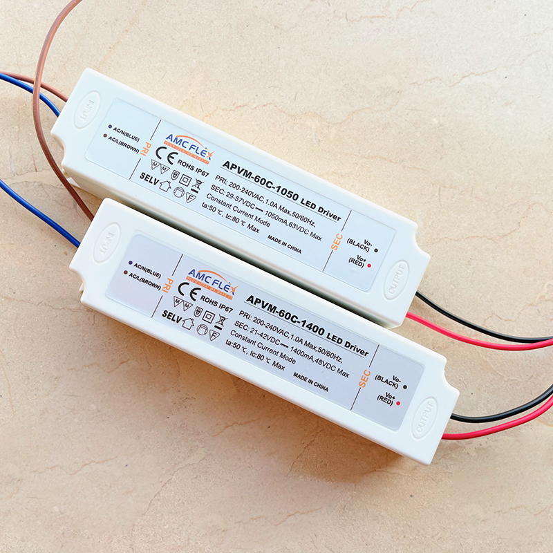 700mA 43-86VDC 60W Constant current LED Drivers IP67 Waterproof